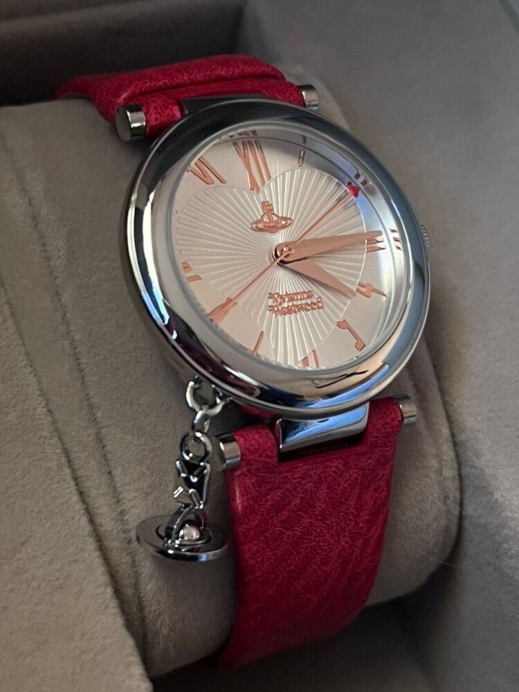 Vivienne Westwood Red Heart Orb Watch