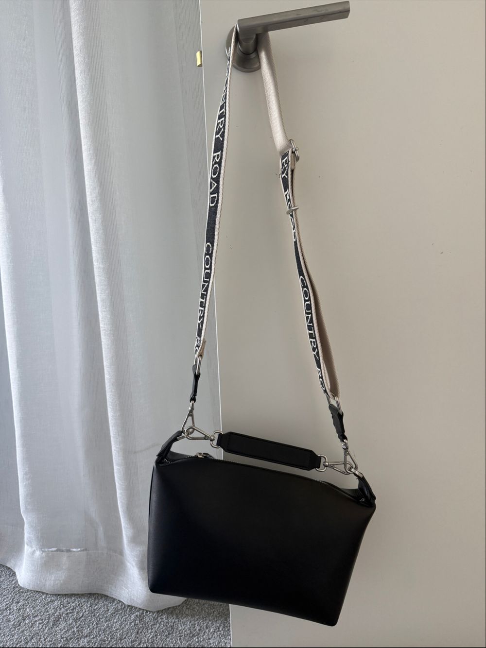 Country Road Black Crossbody Bag