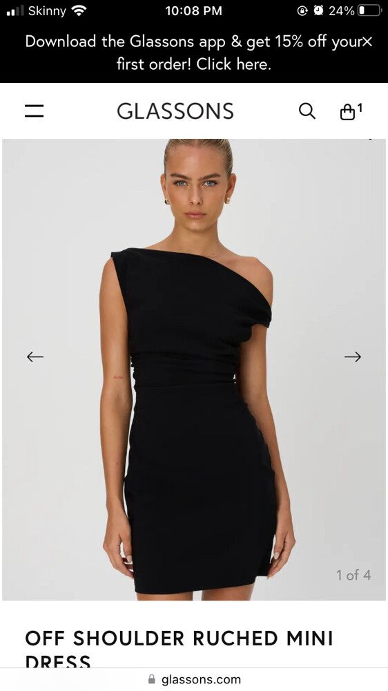 glassons ruched dress Glassons