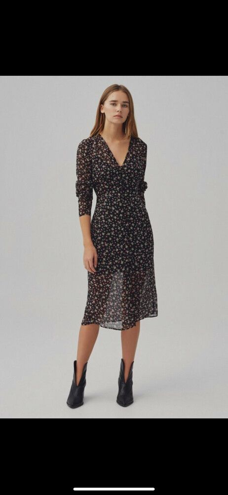 Current LS Midi Dress
