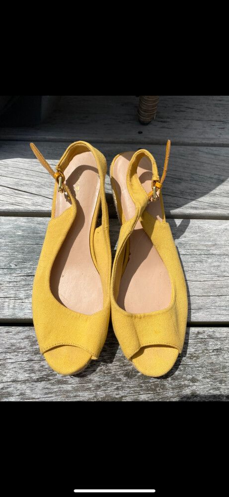 Tommy Hilfiger Yellow Wedges Heel