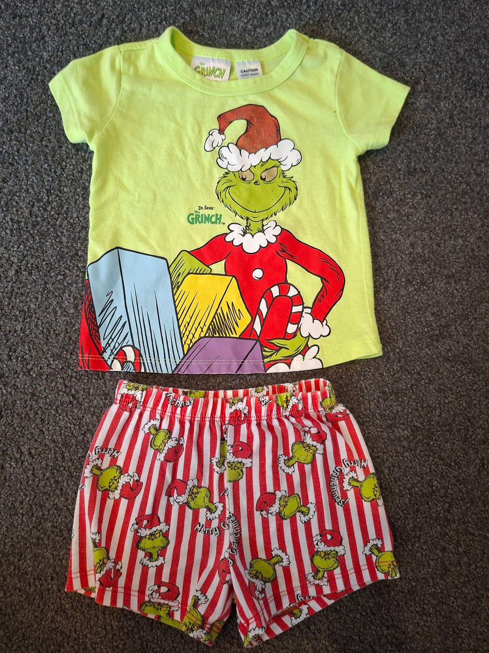 The Grinch Green Pyjama Set