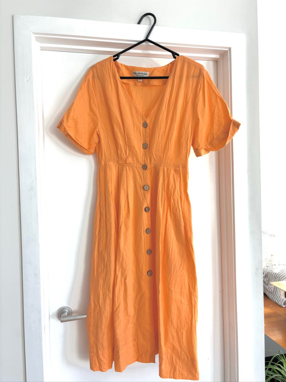 Miss Selfridge button front midi dress