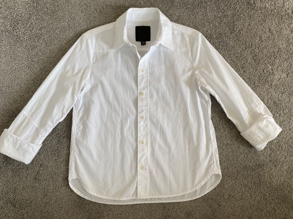 G Star crop blouse shirt white