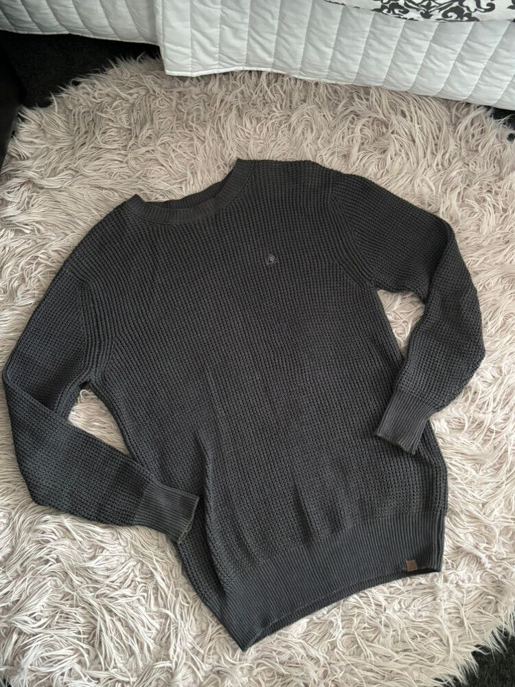 Park Grey Waffle Knit Jumper
