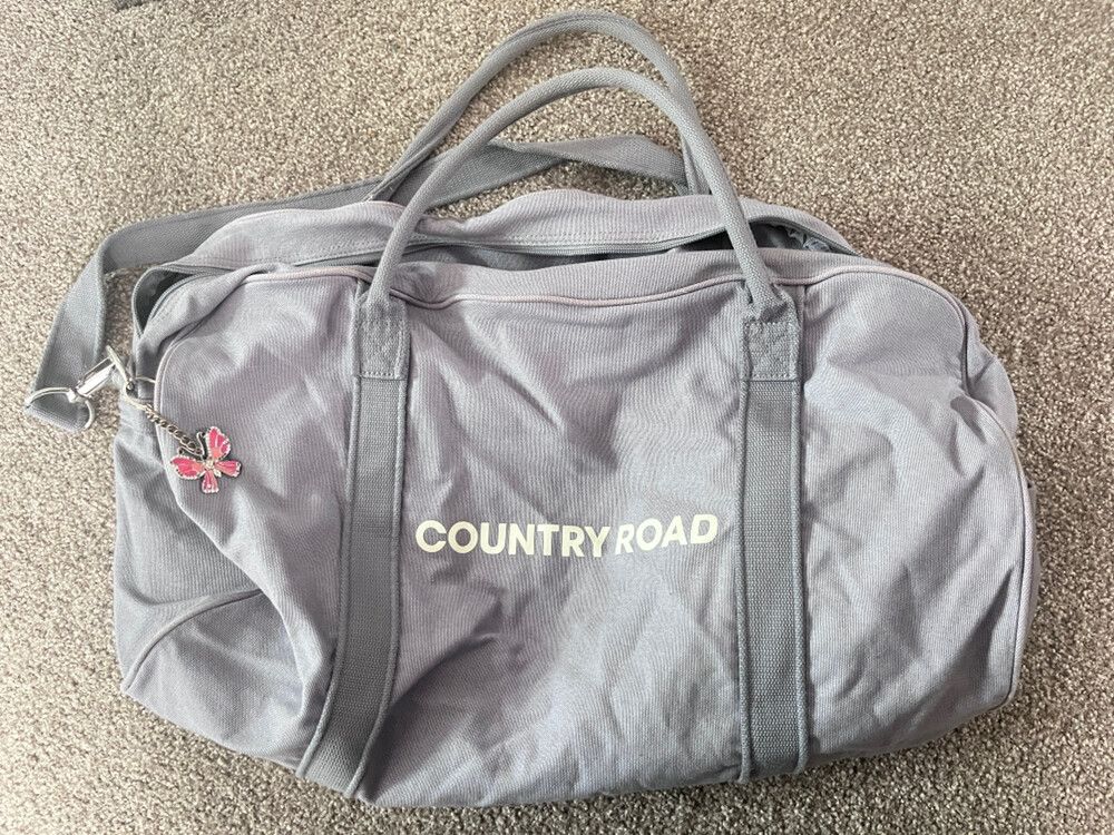 Country Road Grey Tote Bag