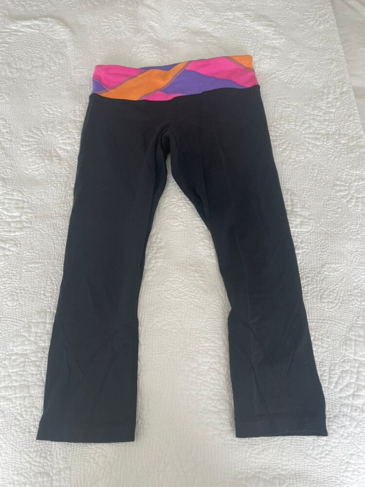 Lululemon 3/4 Black Cropped Pants