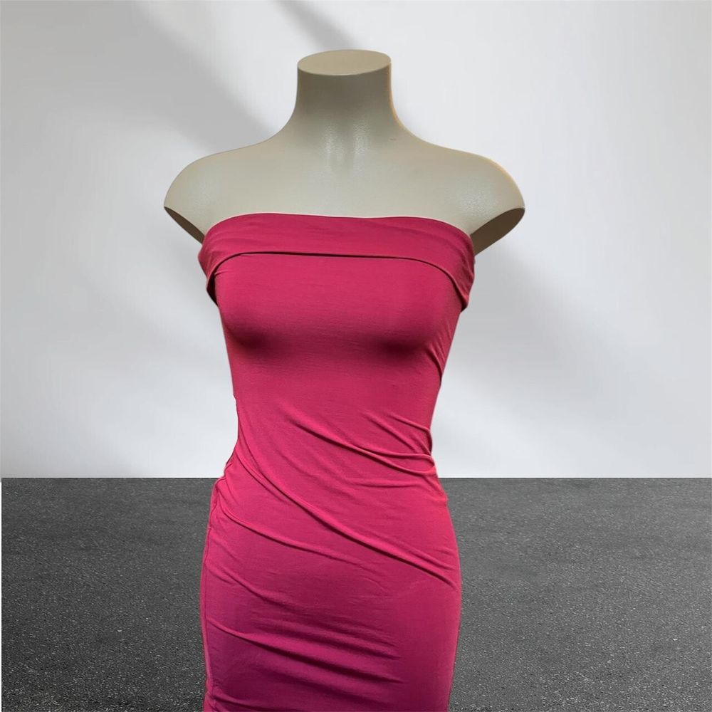 Red Kookai strapless dress
