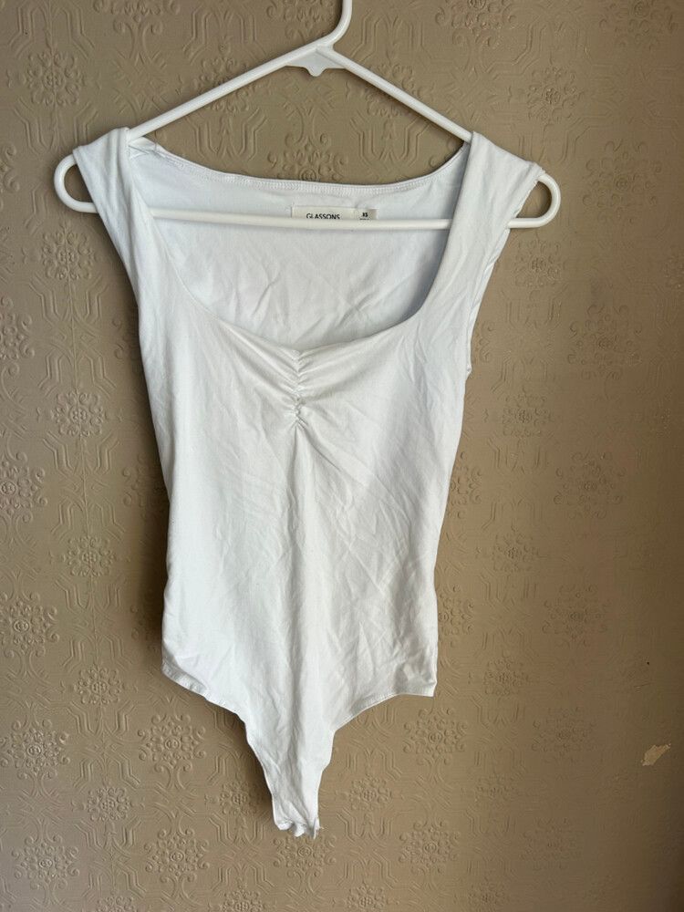 Glassons White Bodysuit
