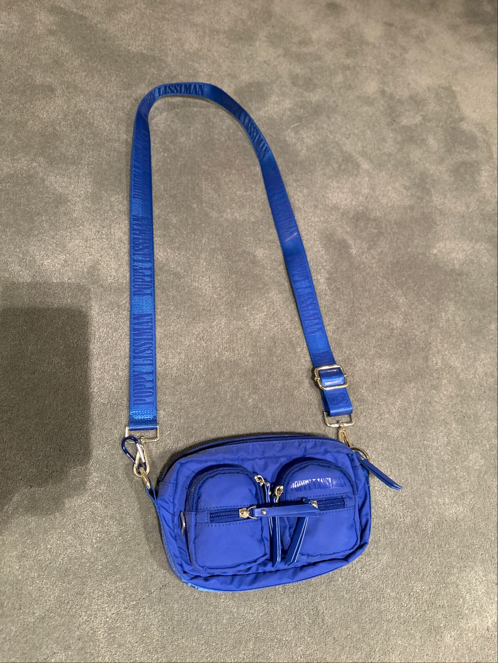 Electric blue Poppy lissiman handbag