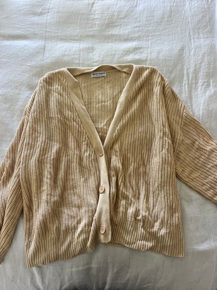 Charlie Holiday Beige Cardigan
