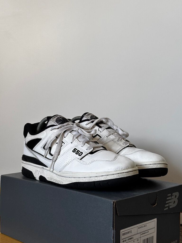 New Balance 550 White/Black US 9.5