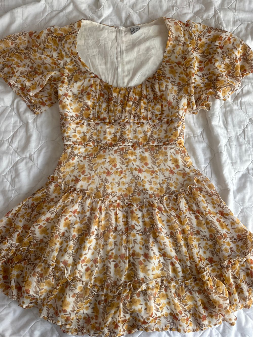 Angel Biba - Floral Mini Dress on Designer Wardrobe