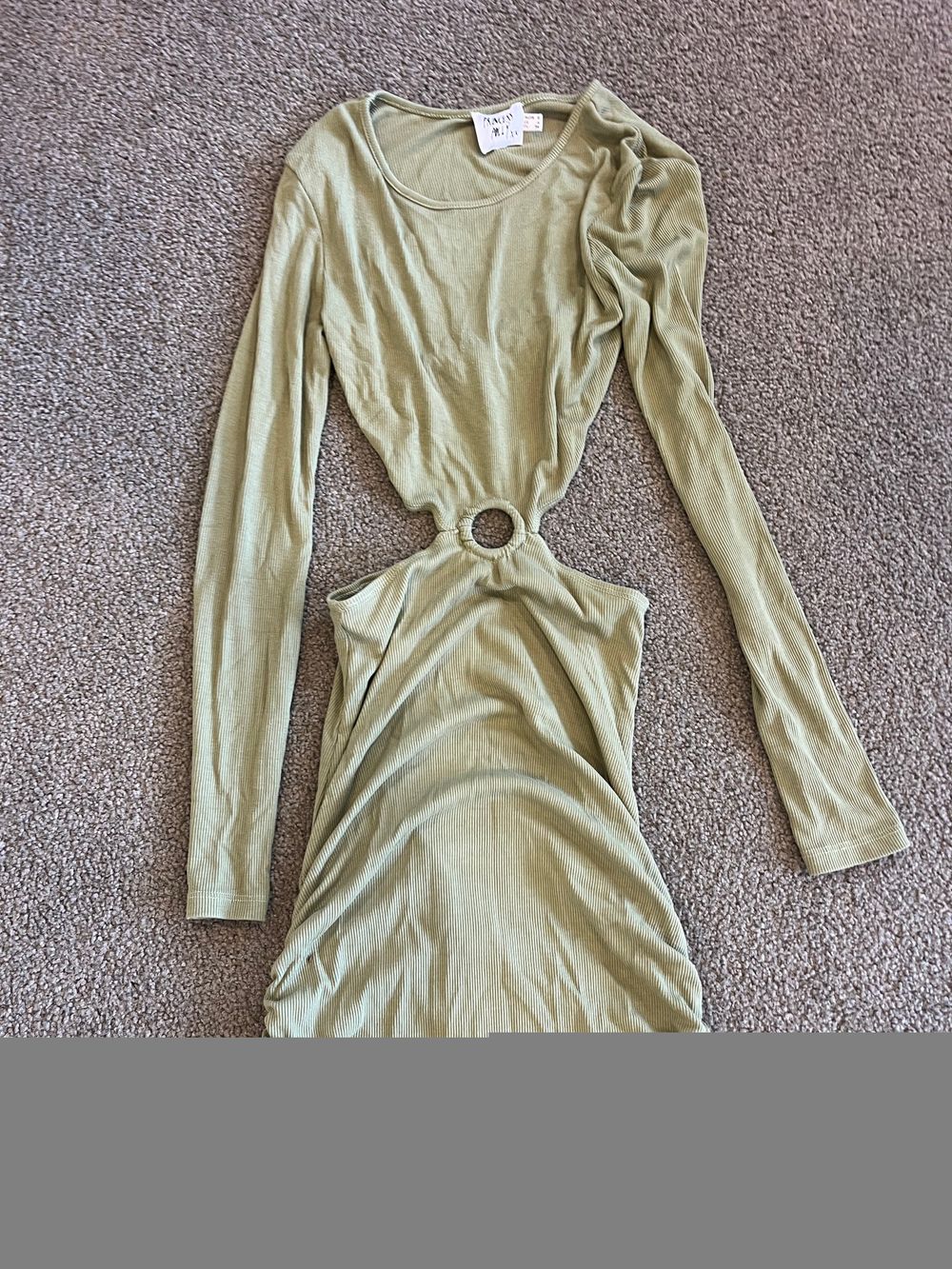Princess Polly - Princess Polly Green Long Sleeve Dress on Designer Wardrobe