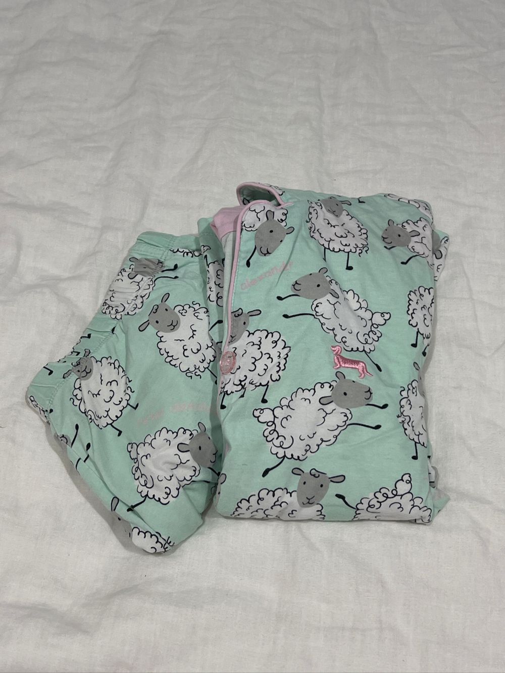 Peter Alexander Mint Sheep Print Pyjama Set