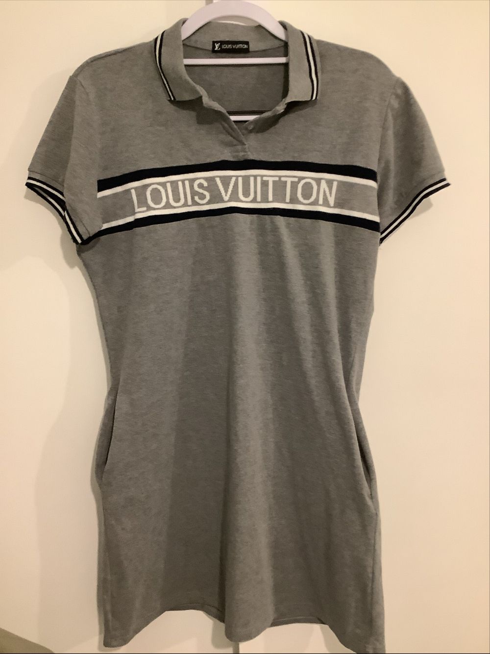 Louis Vuitton Grey Polo Dress