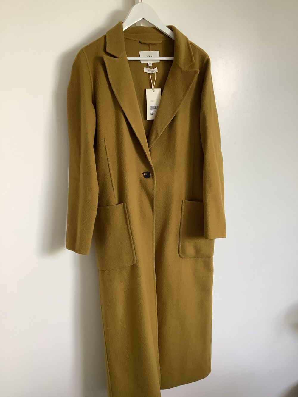 MAX Gold Miso Longline Coat