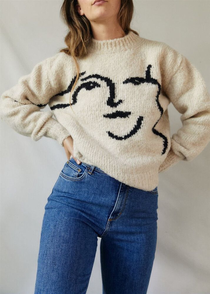 【美品】paloma woolセーター no 972 / Anita Paloma Wool Anita Sweater in Ecru – F U G G I A M O
