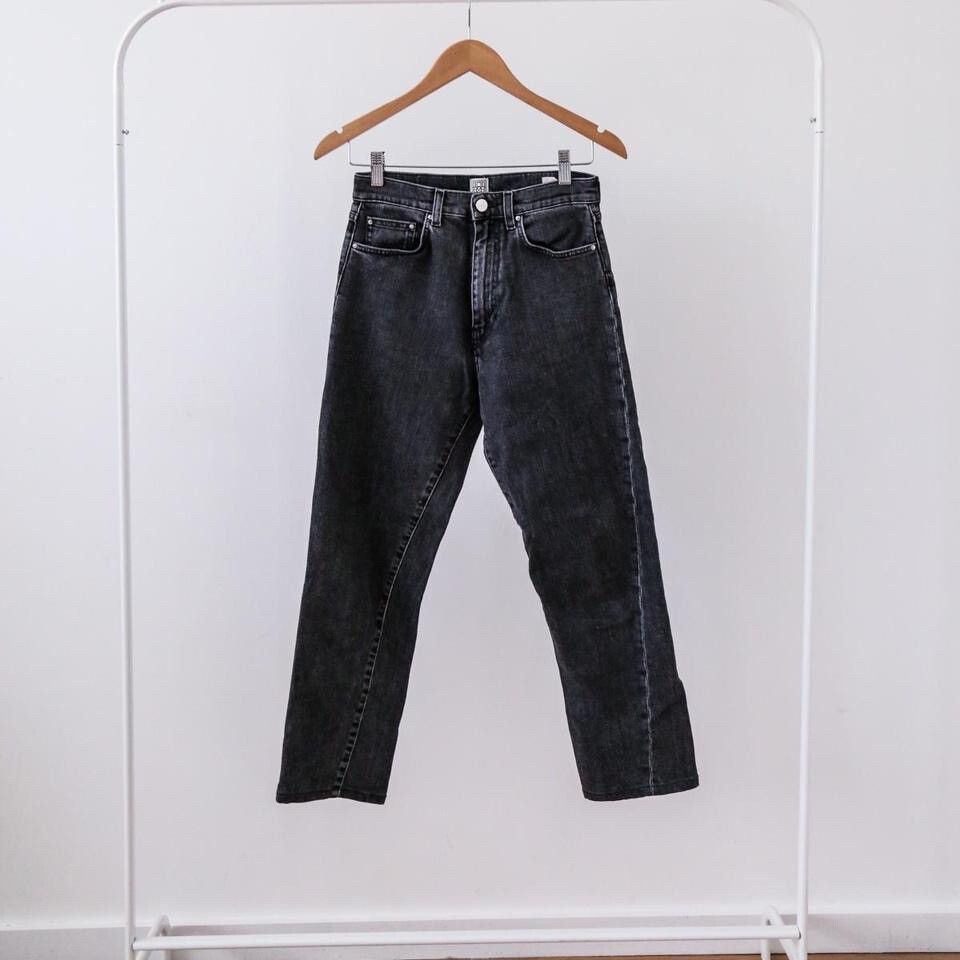 Toteme twisted seam straight leg jeans