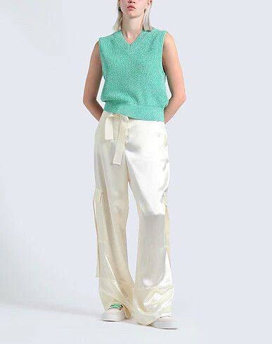 COS green knit vest