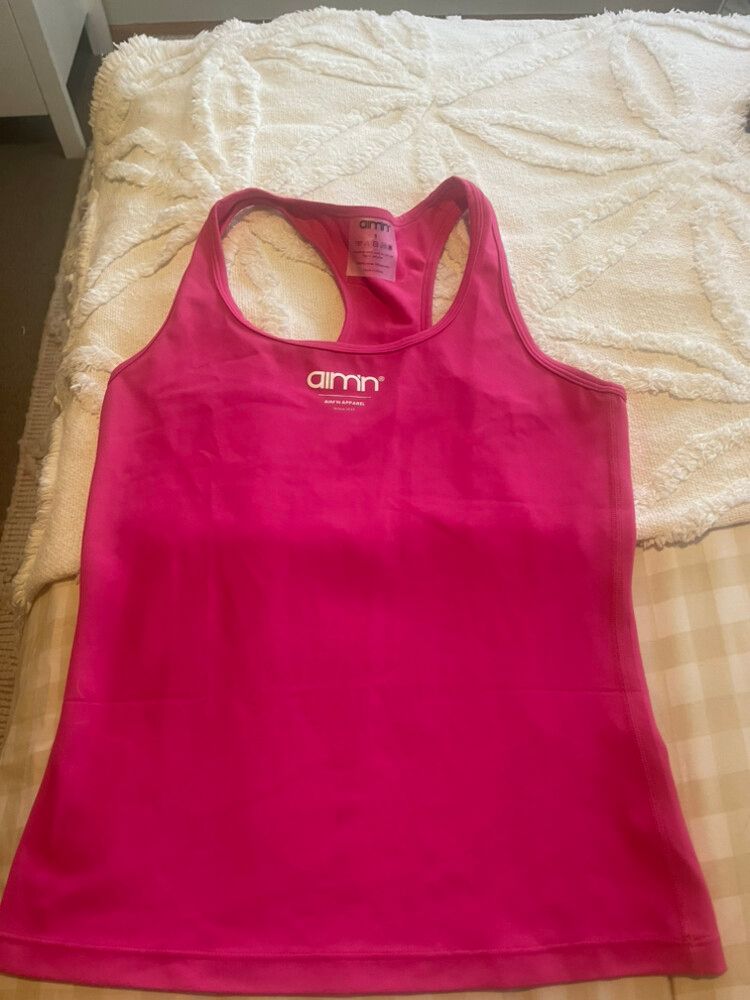 Aimn Pink Tank Top Size S