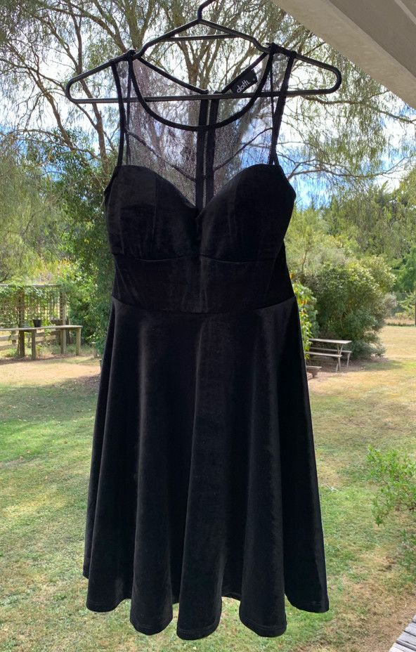 Dotti - Dotti- Velvet- Lace Dress on Designer Wardrobe Dotti - Dotti- Velvet- Lace Dress on Designer Wardrobe