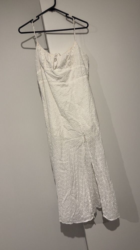 Ally Fashion - Ally White Midi Dress on Designer Wardrobe