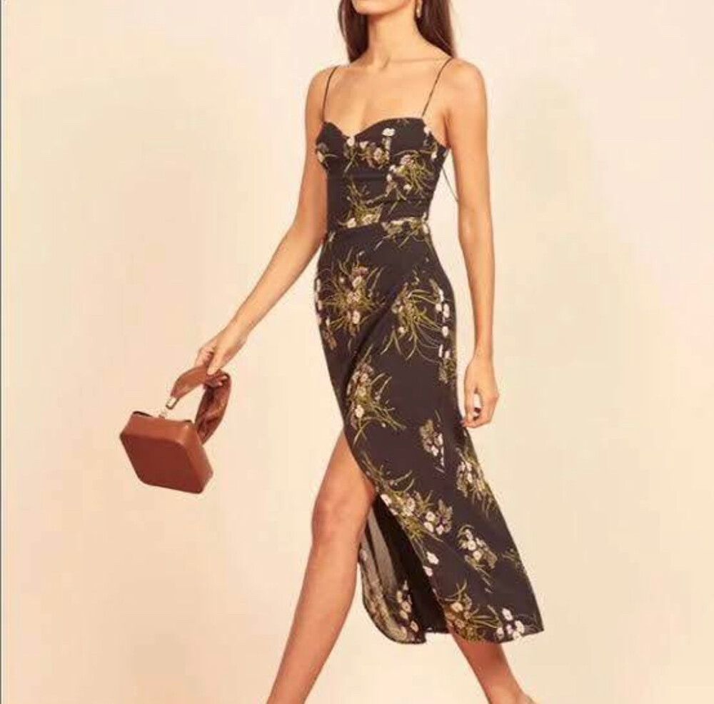 Reformation petite Kourtney dress RRP $429