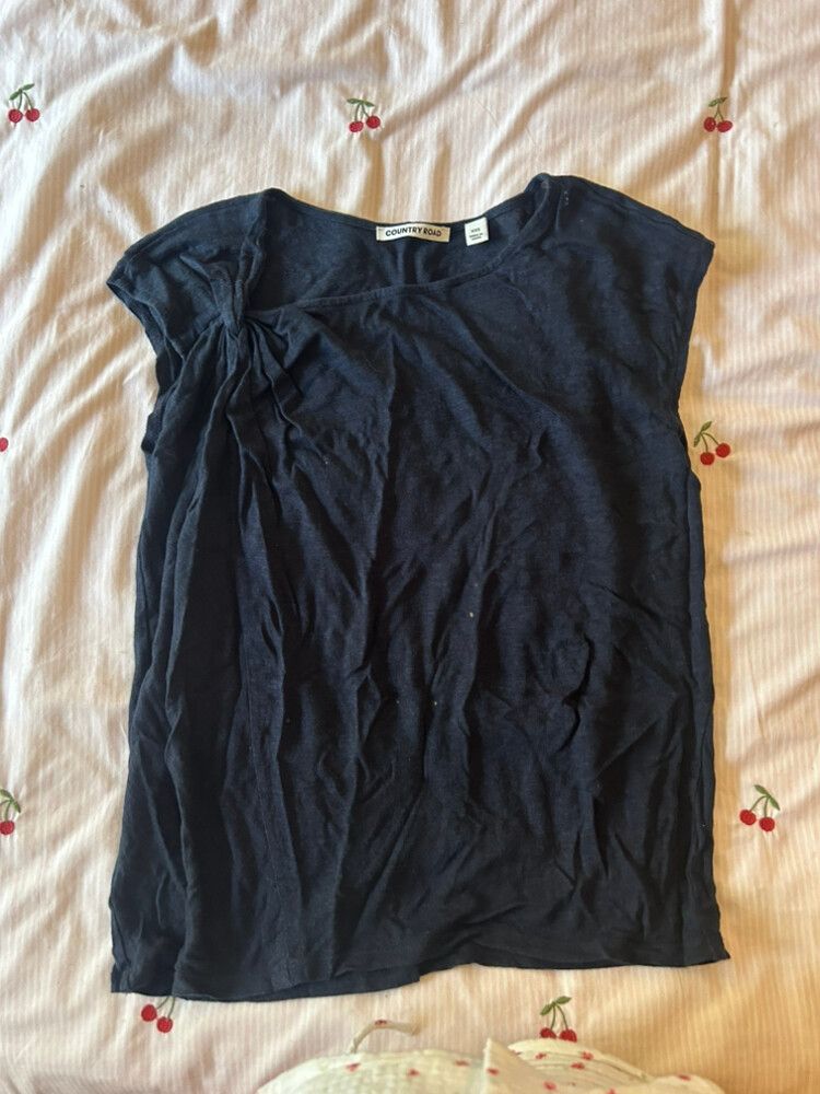 Country Road Blue Top