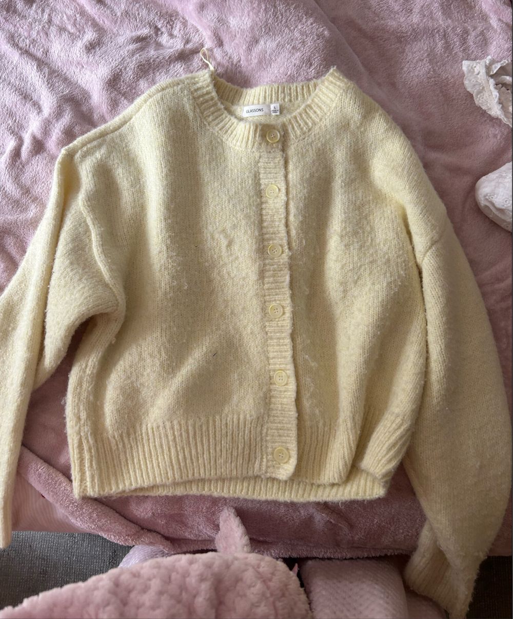 Glassons Yellow Knit Cardigan