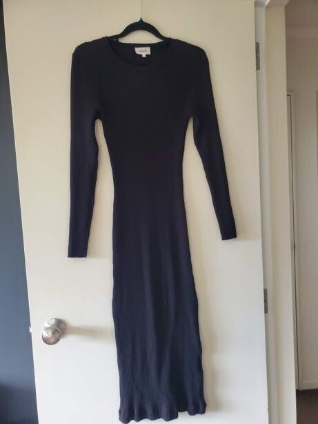 Seed Heritage Black Knit Dress Size S