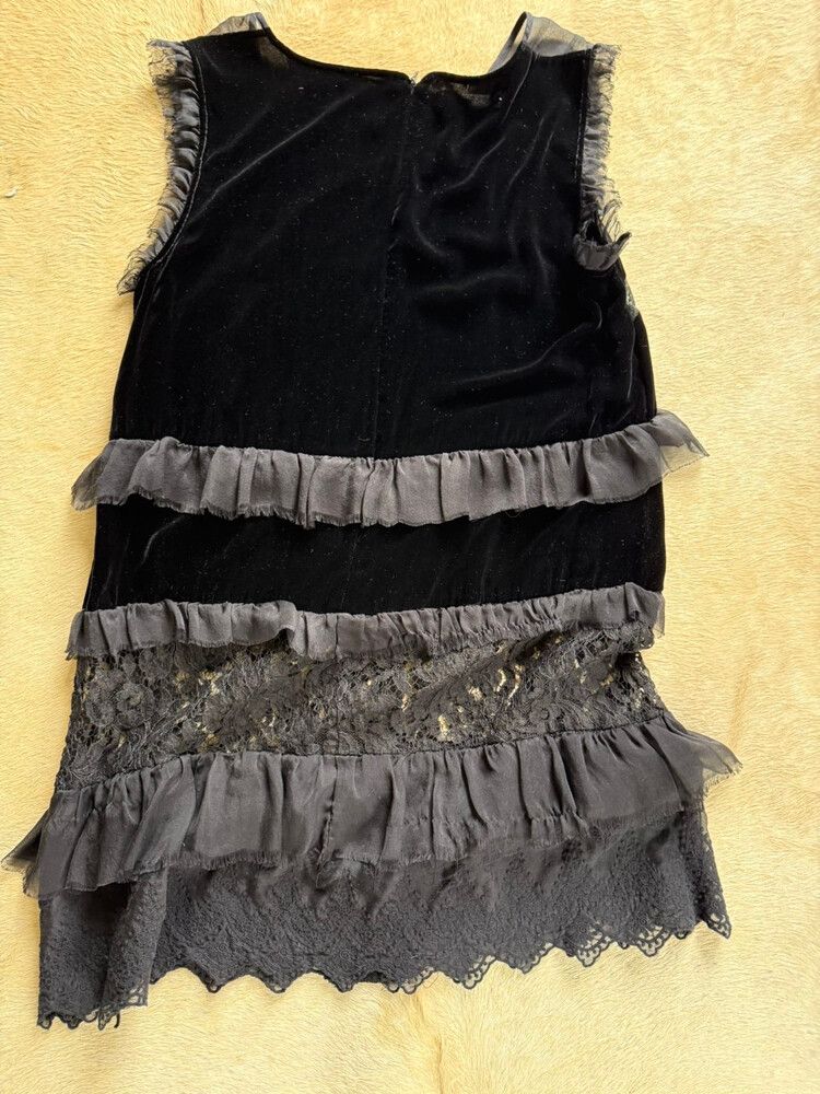Love and Liberty - Love And Liberty Black Ruffle Dress on Designer Wardrobe