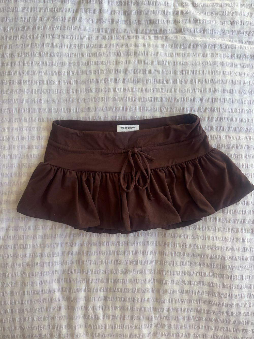 Peppermayo Brown mini Skort