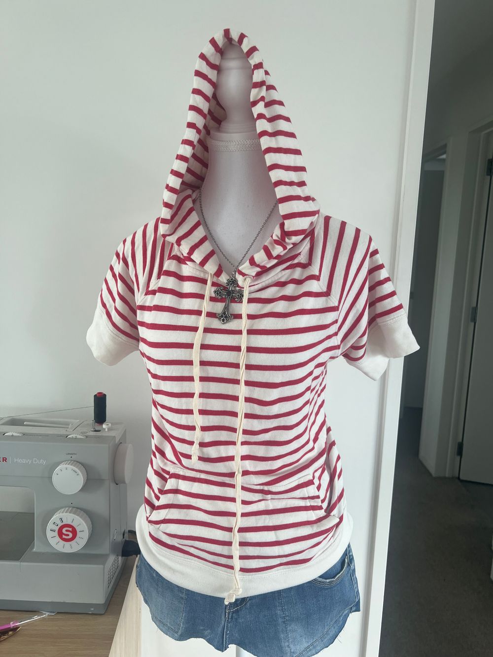 Country Road Short Sleeve Hoodie