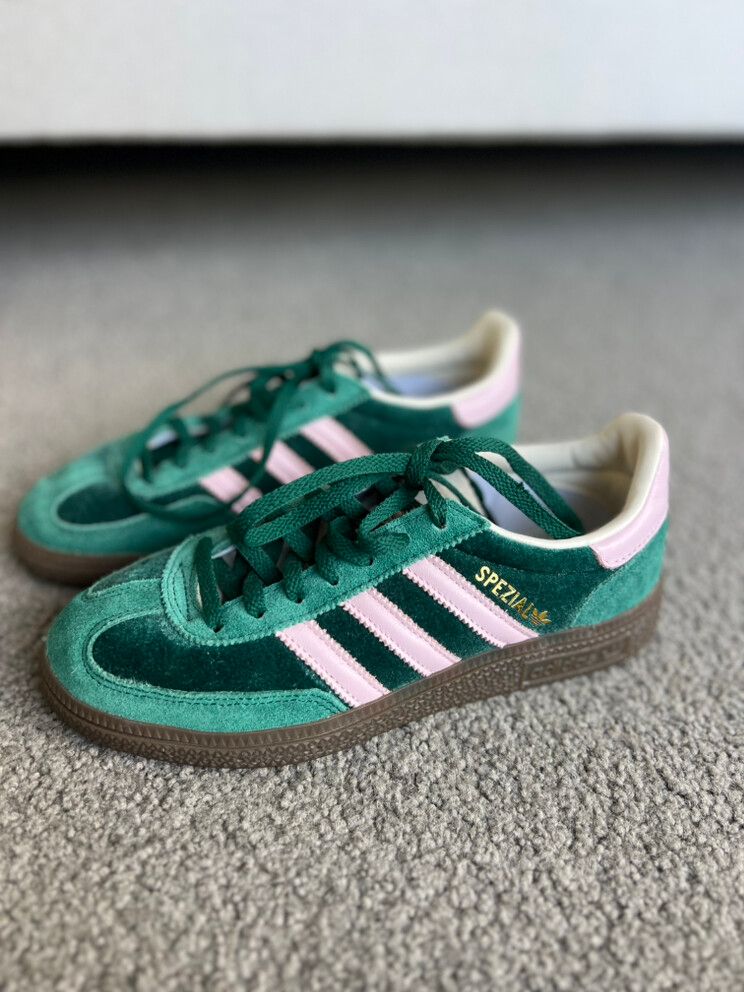 Adidas - adidas Handball Spezial 'Collegiate Green Pink Velvet' Sz 5.5 on  Designer Wardrobe
