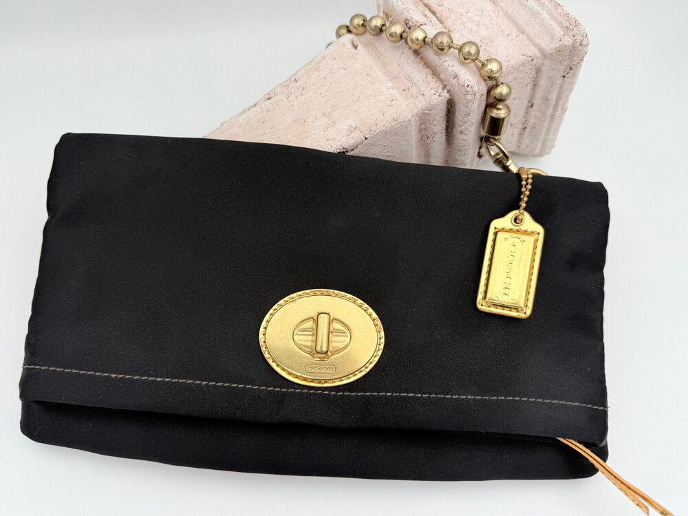 Coach Black Clutch Bag