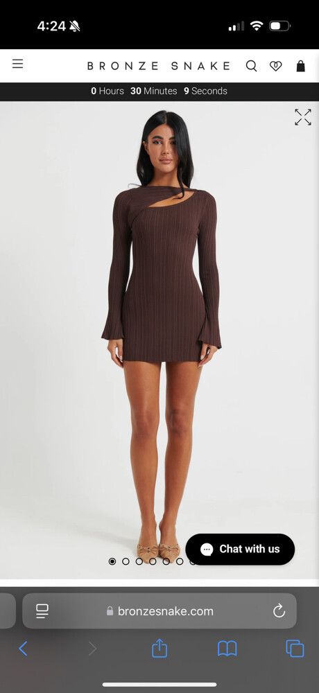 knee length dresses for ladies Ziah Mini Dress Wine main image 0