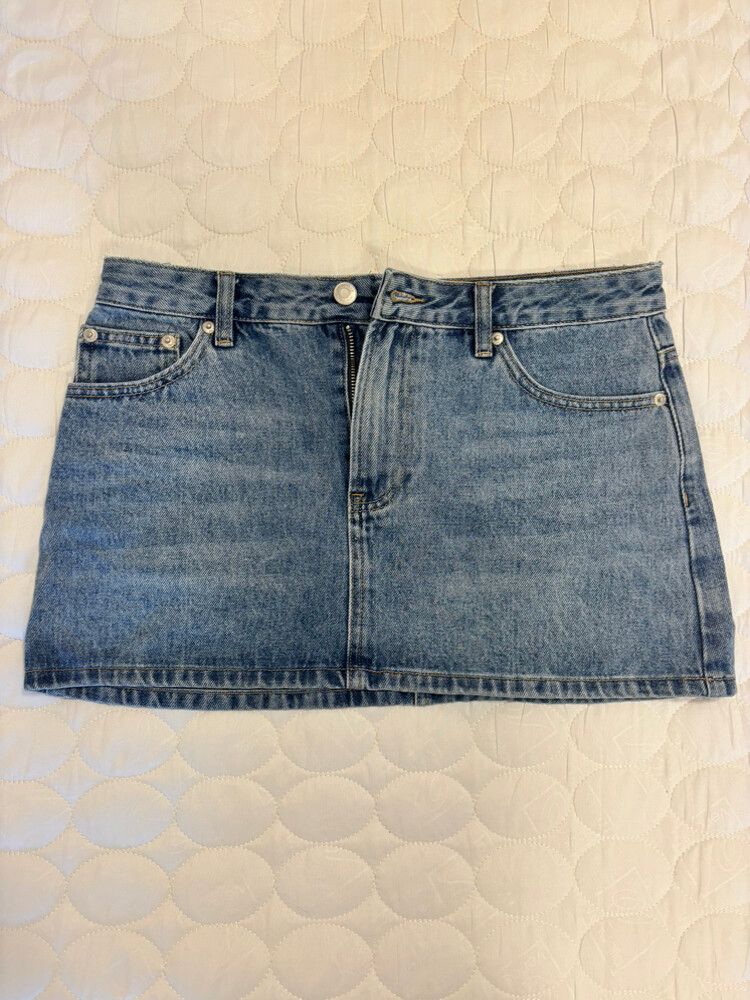 glassons denim skirt