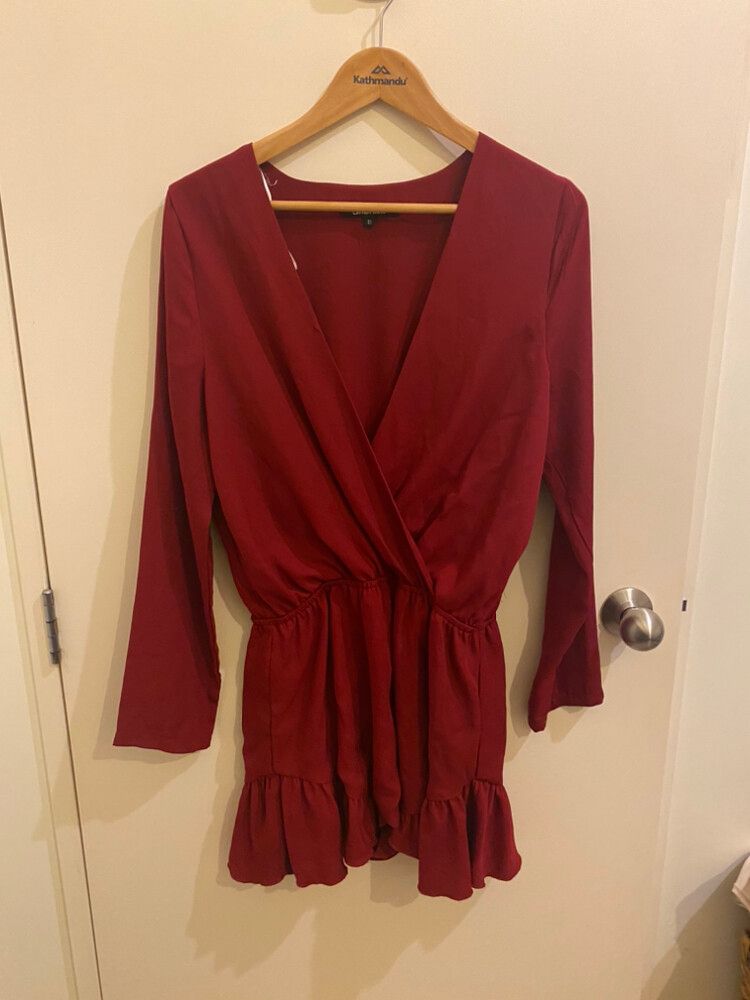 Red Playsuit