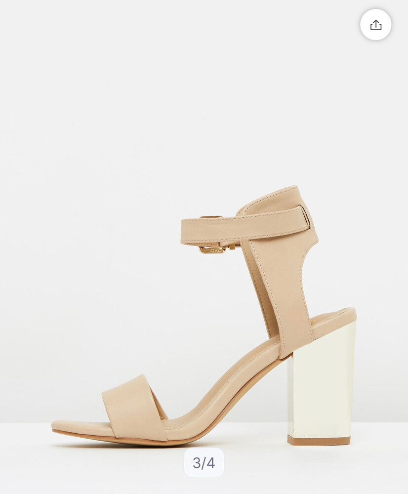 Penny Mirrored Block Heels