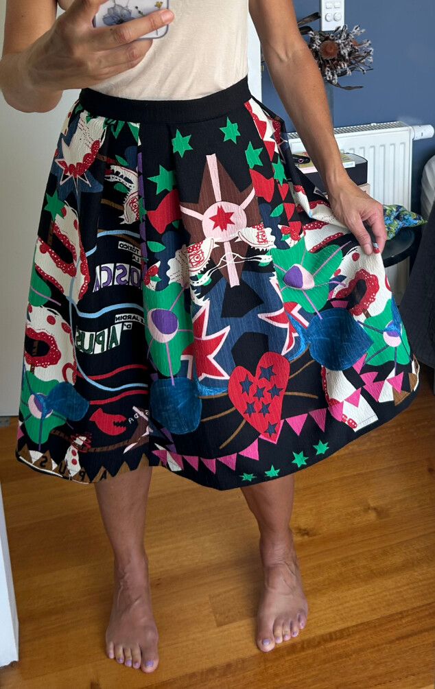 Scotch & Soda Colourful Midi Skirt