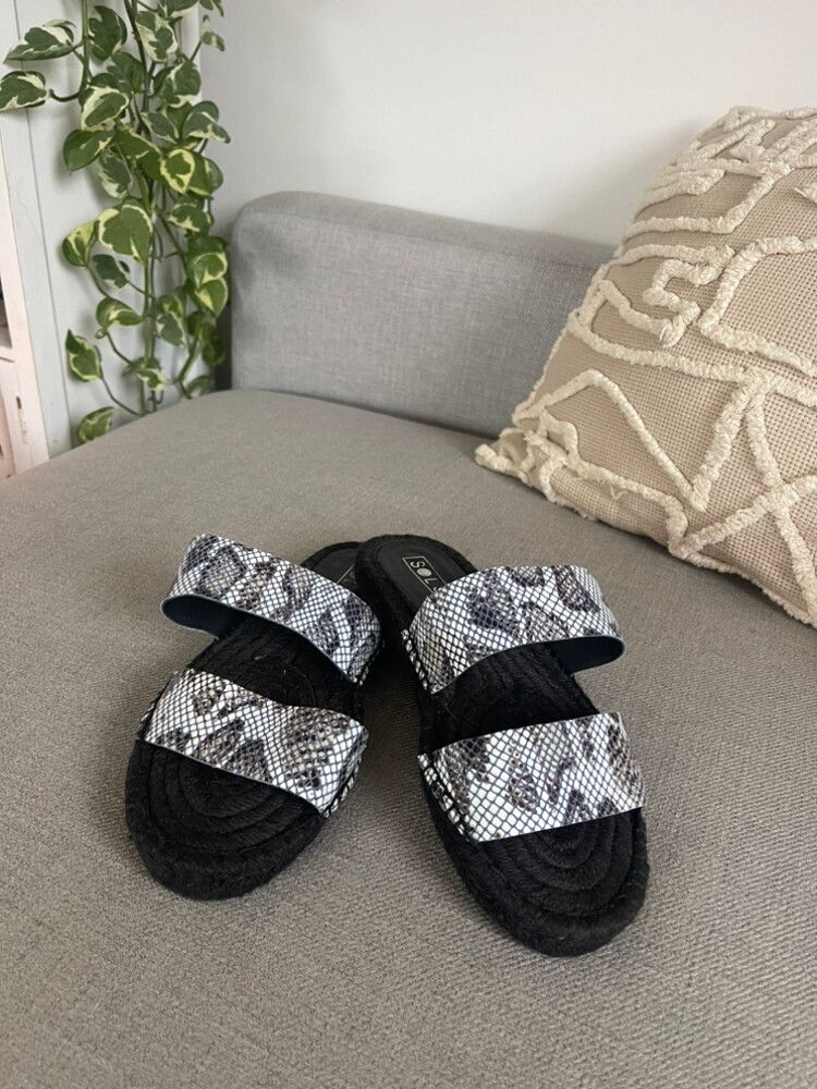 Sol Sana Snakeskin Print Slides 37