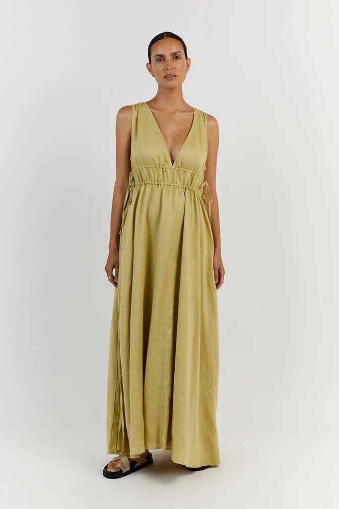 DISSH - DISSH Pia Lime Maxi Dress on Designer Wardrobe