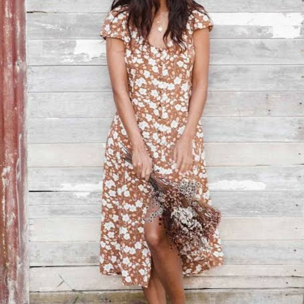 knee length dresses for ladies Maeve Maxi Dress main image 0