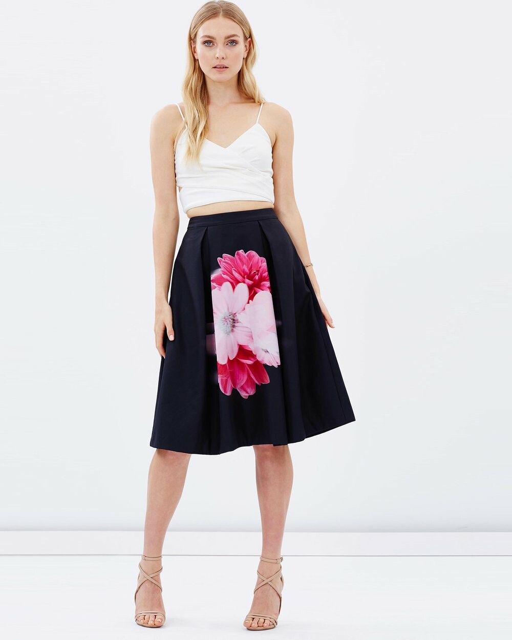 FRIEND OF AUDREY Garden Party Floral Full Skirt BNWT