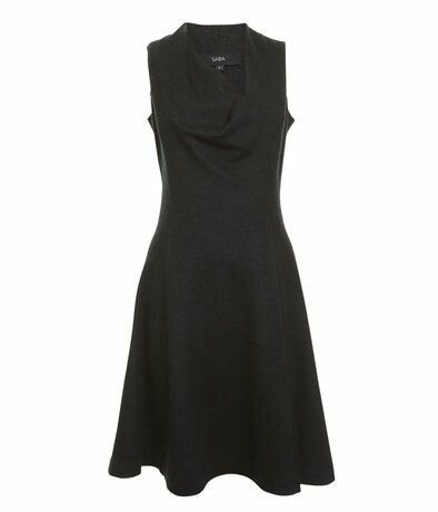 SABA Karlie Merino Wool Cowl Neck Fit & Flare Corporate Office Dress NWT RRP$249