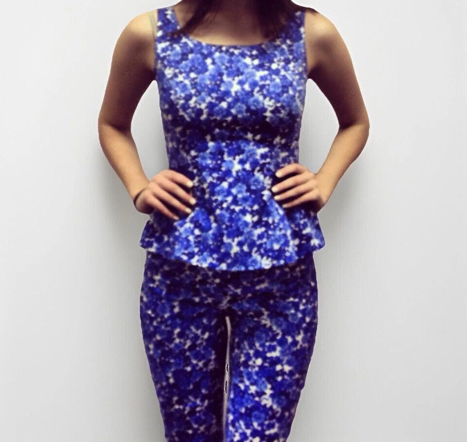 REVIEW Lantana Set - Pedal Pushers & Peplum Top RRP$350