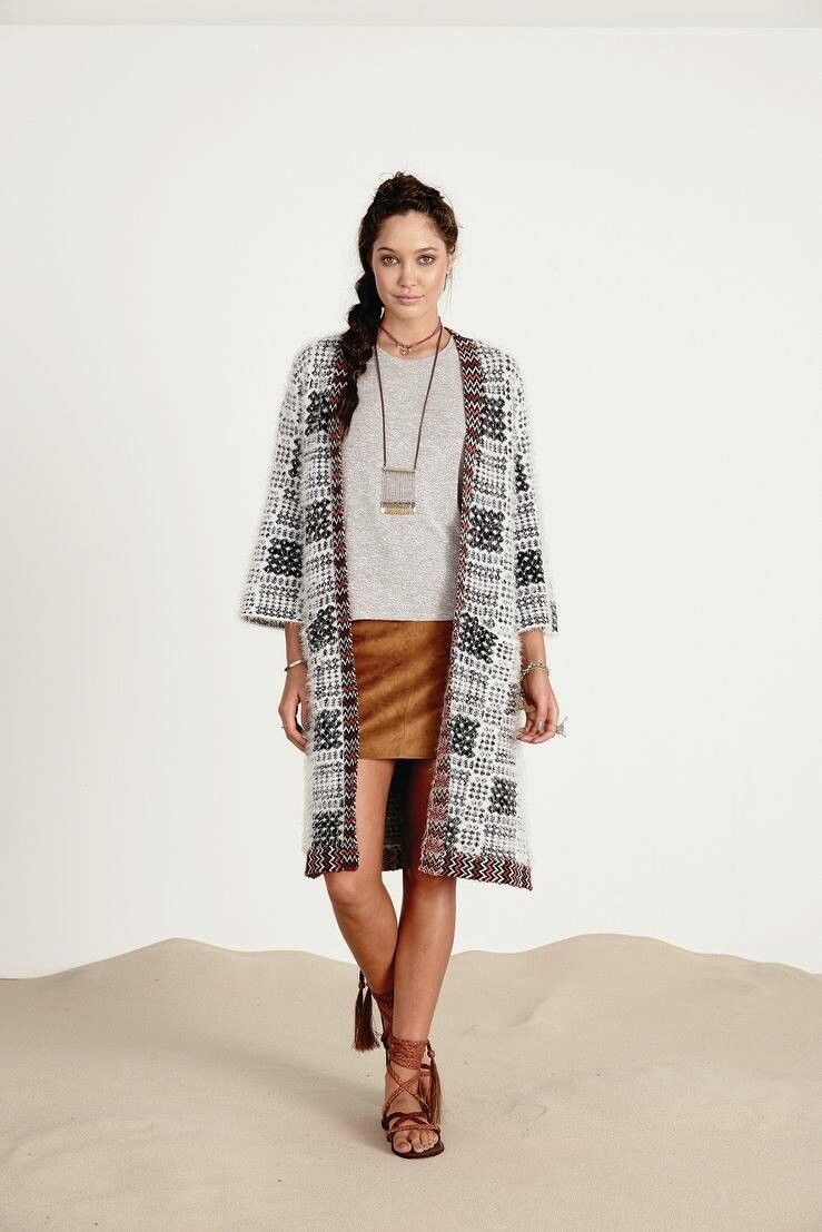 TIGERLILY Corinth Longline Knit Cardi Cardigan RRP$249