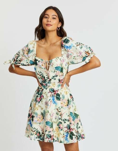 tigerlily kalani short dress Made for dance floors & Strawberry Daiquiri's, the Kalani Mini 