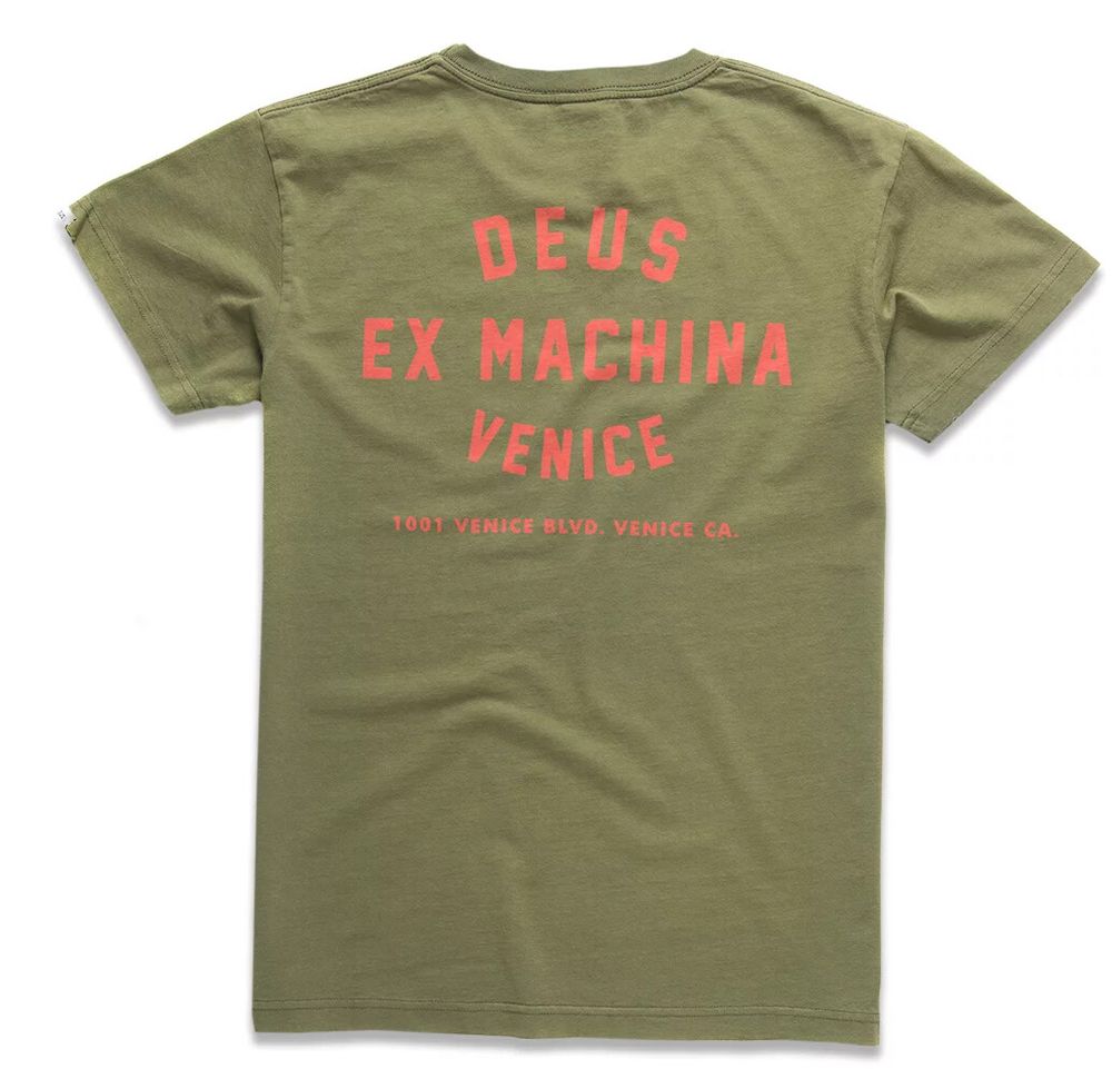 DEUS EX MACHINA Sunbleached Possibilities Tee Lichen Green T-shirt
